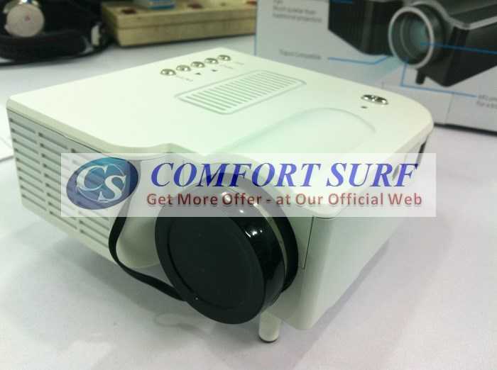 Original UNIC UC28+ 3rd Generation LED Projector with DIRECT VGA HDMI AND REMOTE CONTROL INCLUDED!